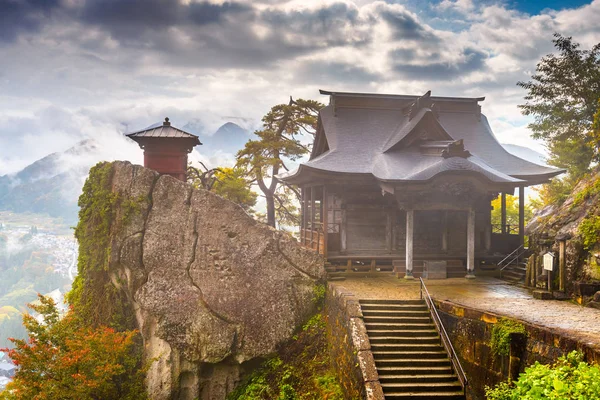 Yamadera Dağ Tapınağı Yamagata Içinde Japonya — Stok fotoğraf