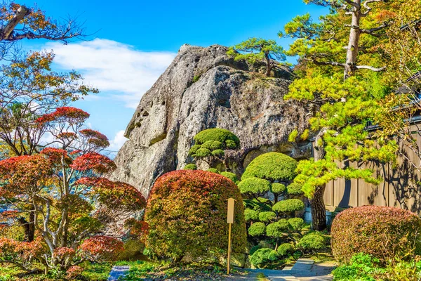 Sentiero Piedi Tempio Della Montagna Yamadera Yamagata Giappone — Foto Stock