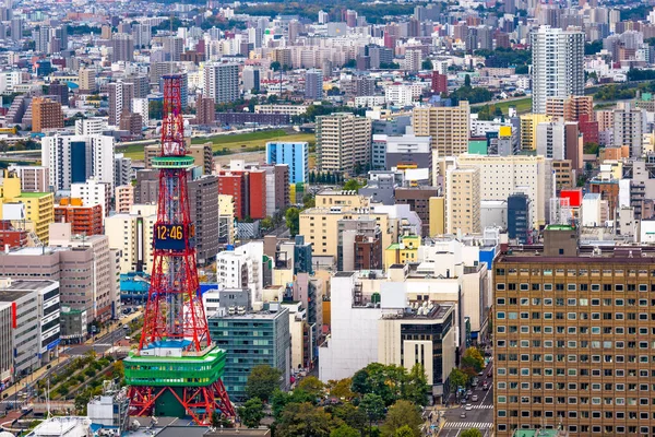 Sapporo, Japonya Cityscape — Stok fotoğraf