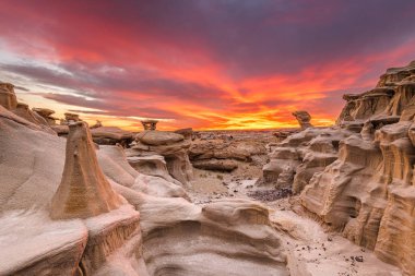 Bisti/De-Na-Zin Wilderness, New Mexico, Amerika Birleşik Devletleri