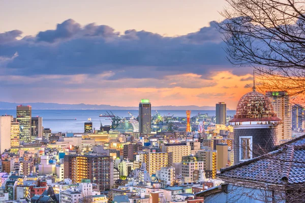 Kobe, Japonya cityscape — Stok fotoğraf