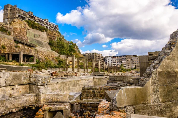 Isla Gunkanjima, Nagasaki, Japón — Foto de Stock