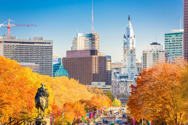 Philadelphia, Pennsylvania, Verenigde Staten in de herfst — Stockfoto