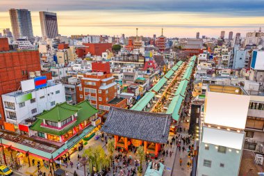 Asakusa, Tokyo, Japonya Cityscape