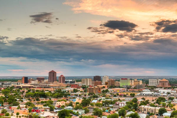 Albuquerque, Nowy Meksyk, USA Cityscape — Zdjęcie stockowe