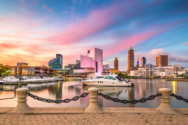 Horizonte de Cleveland, Ohio, Usa —  Fotos de Stock