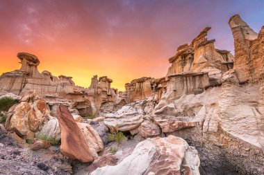 Bisti/De-Na-Zin Wilderness, New Mexico, Amerika Birleşik Devletleri