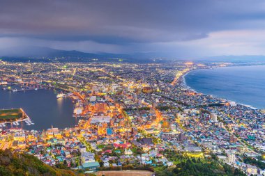 Hakodate, Hokkaido, Japonya şehir silueti