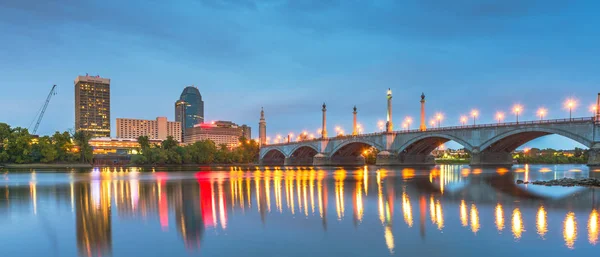 Springfield, Massachusetts, États-Unis skyline centre-ville — Photo