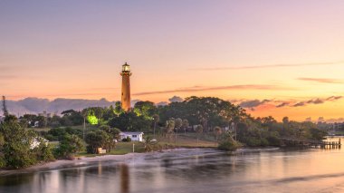 Jupiter, Florida, USA at Jupiter Inlet Light  clipart