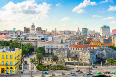 Havana, Küba'da şehir manzarası 