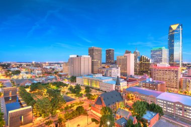 Oklahoma City, Oklahoma, Amerika Alacakaranlık