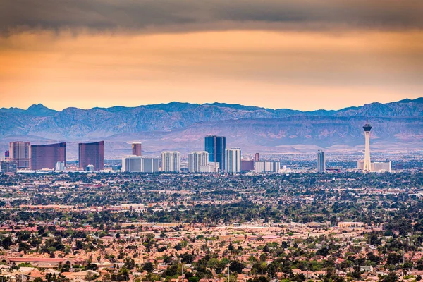 Las Vegas, Nevada, Amerika Serikat Skyline — Stok Foto