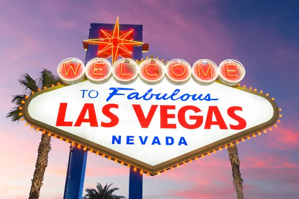 Las Vegas sinal de boas-vindas — Fotografia de Stock