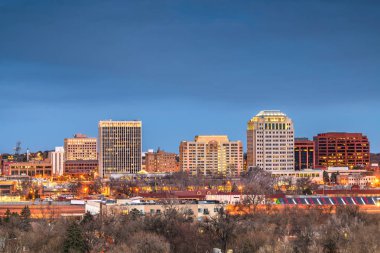 Colorado Springs, Colorado, ABD şehir şehir manzarası 