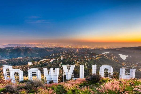 Hollywood Sign en California — Foto de Stock