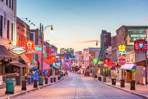 Beale Street, Memphis, Tennessee, Usa — Stockfoto