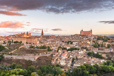 Toledo, İspanya eski şehir 