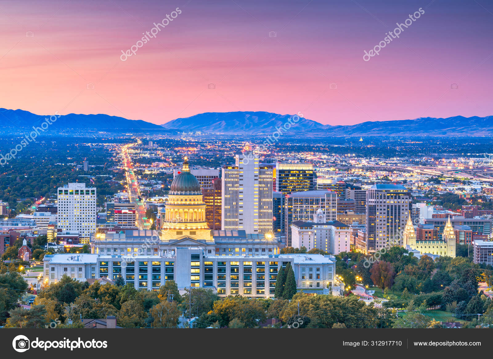 盐湖城，犹他州，乌萨市——图库图片© sepavone #312917710