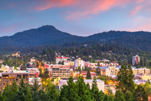 Eugene, Oregon, Usa v centru — Stock fotografie