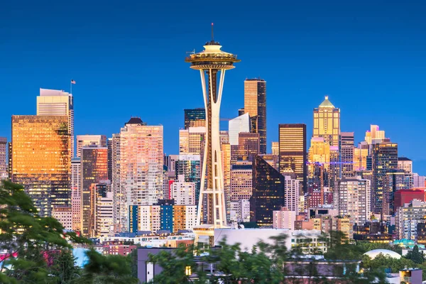 Seattle, Washington, USA downtown cityscape — Stock Photo, Image