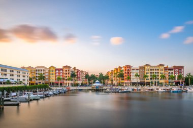 Napoli, Florida, Usa şehir merkezi silueti