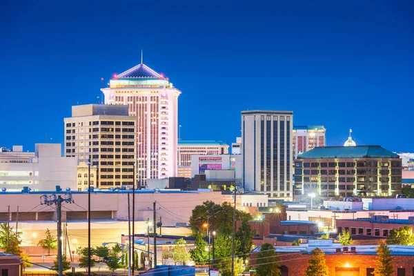 Montgomery, Alabama, Usa centrum skyline — Stockfoto