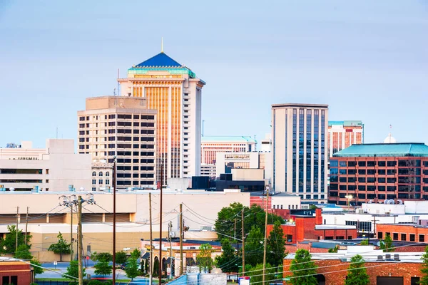 Montgomery, Alabama, USA Innenstadt Skyline — Stockfoto