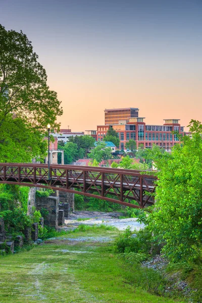 Columbus, Geórgia, Estados Unidos da América skyline e parque — Fotografia de Stock