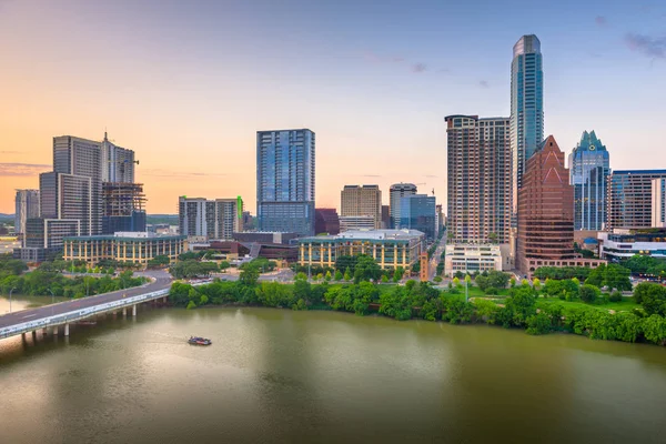 Austin, Texas, Estados Unidos Skyline — Fotografia de Stock