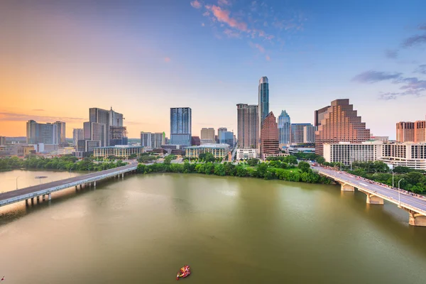 Skyline van Austin, Texas, Verenigde Staten — Stockfoto