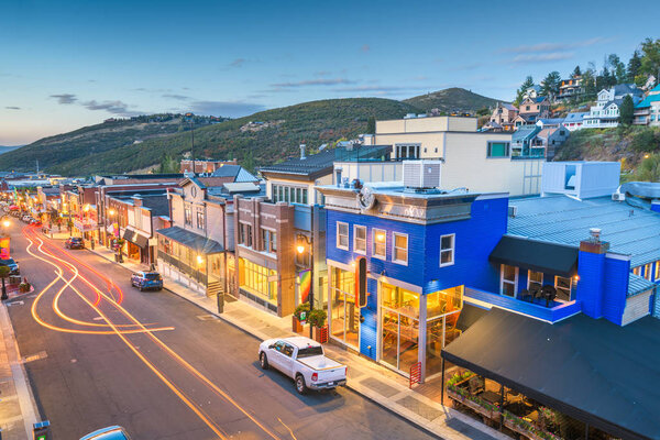 Main Street, Park City, Utah, USA