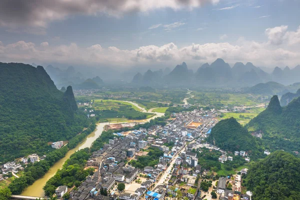 Guilin Cina Paesaggio — Foto Stock