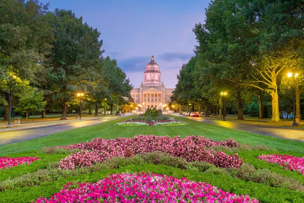 Frankfort Kentucky Usa Med Kentucky State Capitol Skymningen — Stockfoto