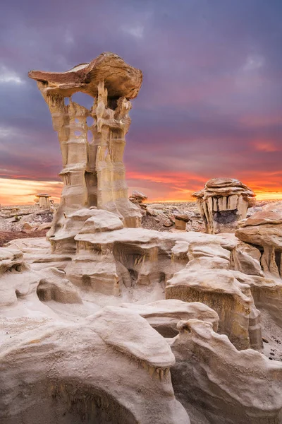 Bisti Zin Wildnis New Mexico Usa Tal Der Träume Nach — Stockfoto