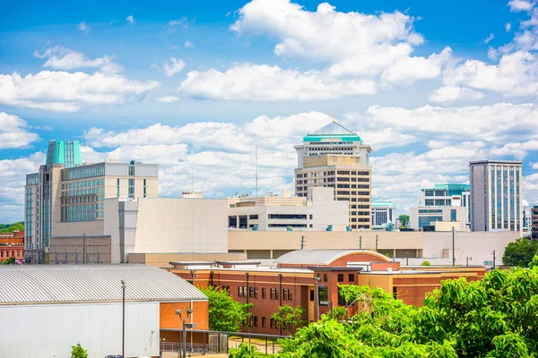 Montgomery Alabama Usa Centrum Skyline Eftermiddagen — Stockfoto