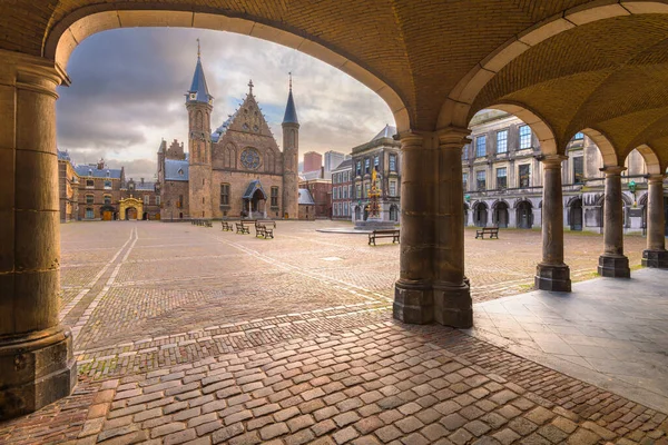 Haag Nizozemsko Ridderzaalu Dopoledních Hodinách — Stock fotografie