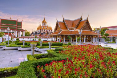 Wat Ratchanatdaram Tapınağı Bangkok, Tayland.