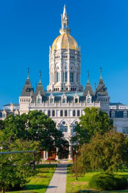 Connecticut State Capitol in Hartford, Connecticut. clipart