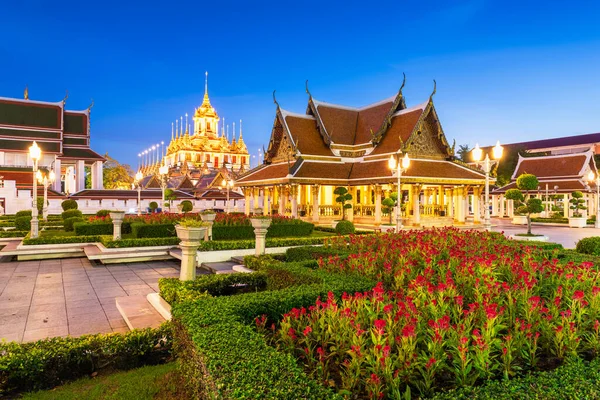 Wat Ratchanatdaram templo em Bancoc — Fotografia de Stock