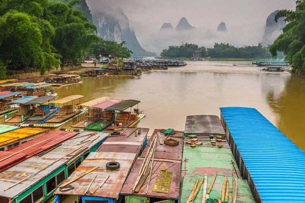 Guilin Guangxi China Karstberge — Stockfoto