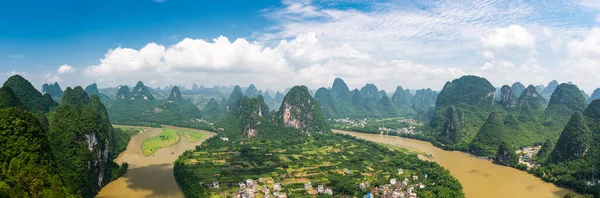 Paesaggio Montano Carsico Xingping Provincia Del Guangxi Cina — Foto Stock