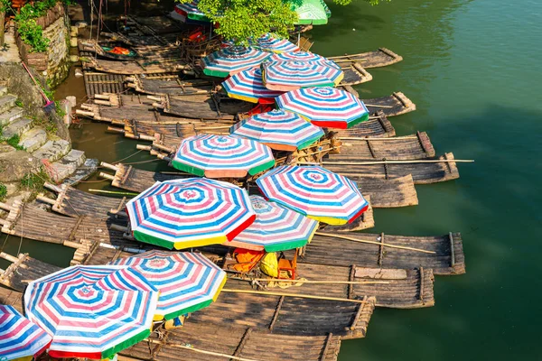 Guilin Guangxi China Boote Auf Dem River — Stockfoto