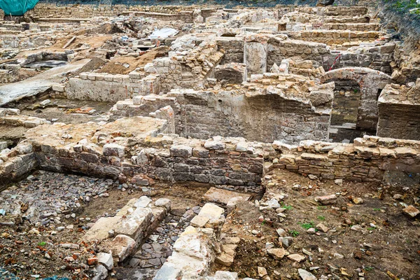 Nuremberg Almanya Tarihi Arkeolojik Kazı Alanı — Stok fotoğraf