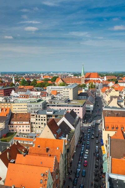 Augsburg Tyskland Takutsikt Över Staden — Stockfoto