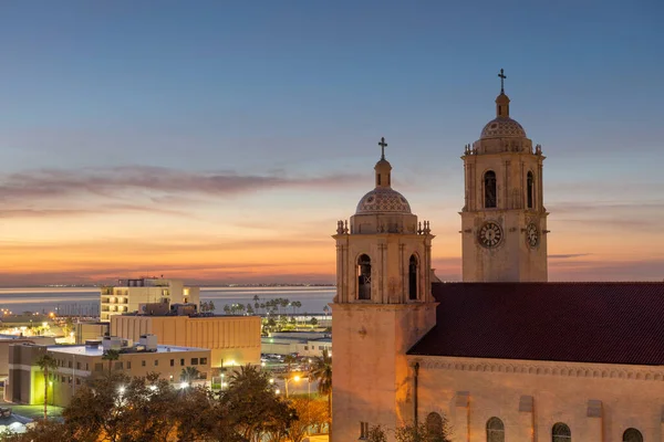 Corpus Christi, Texas, USA at Corpus Christi Cathedral in the early morning.