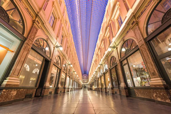 Brusel Belgie Března 2020 Galeries Royales Saint Hubert Bruselu Slavná — Stock fotografie