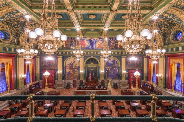 Harrisburg Pennsylwanien November 2016 Das Repräsentantenhaus Kapitol Des Staates Pennsylvania — Stockfoto