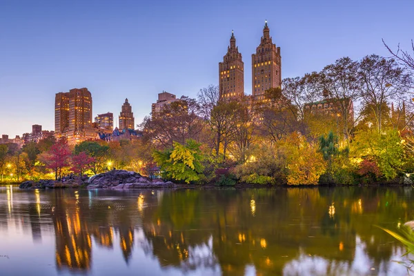 New York New York Usa Blick Vom Central Park Auf — Stockfoto