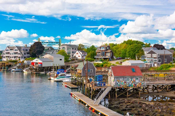 Portsmouth New Hampshire Ηπα Στον Ποταμό Πισκατάκουα — Φωτογραφία Αρχείου